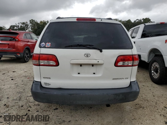 2002 Toyota Sienna CE with VIN 4T3ZF19C02U443501, listed as a Copart auction lot 79416604 with 81,685 mi miles and Salvage Title. Bid and sale history available at carsss.com. Image 6.