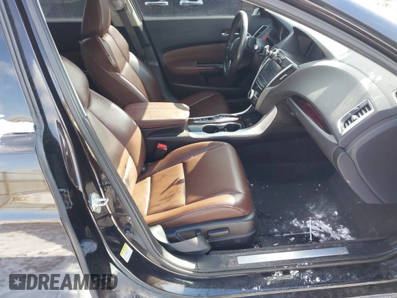 2015 Acura TLX V6 with VIN 19UUB2F33FA025391, listed as a IAAI auction lot 41625936 with 115,635 mi miles. Bid and sale history available at carsss.com. Image 5.