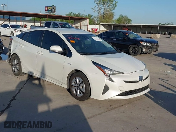 2017 Toyota Prius Two with VIN JTDKARFU4H3535752, listed as a IAAI auction lot 41975718 with 304,314 mi miles. Bid and sale history available at carsss.com. Image 1.