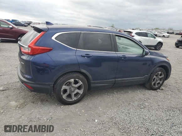 2017 Honda CR-V EX with VIN 5J6RW2H50HL039130, listed as a Copart auction lot 53314265 with Not Provided miles and Salvage Title. Bid and sale history available at carsss.com. Image 3.