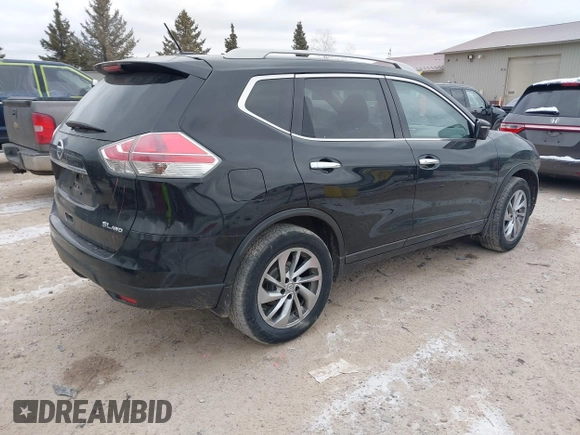 2015 Nissan Rogue SV with VIN 5N1AT2MV0FC768321, listed as a IAAI auction lot 41347423 with 138,960 mi miles. Bid and sale history available at carsss.com. Image 4.