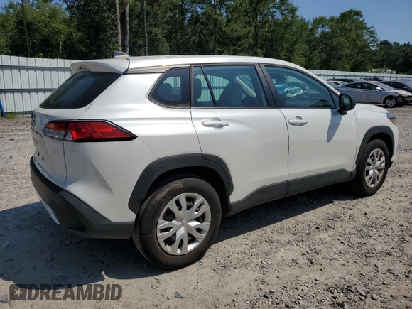 2023 Toyota Corolla Cross L with VIN 7MUAAAAG7PV044822, listed as a Copart auction lot 57744765 with 12,839 mi miles and Salvage title. Bid and sale history available at DreamBid. Image 3.
