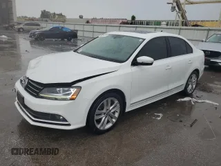2017 Volkswagen Jetta SEL z VIN 3VWL17AJ8HM252191, wystawiony jako Copart lot #59331425 z przebiegiem 77 537 mil mil oraz Szkoda całkowita • Salvage title. Historia ofert i sprzedaży dostępna na DreamBid. Obrazek 1.