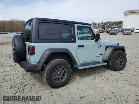 2024 Jeep Wrangler Sport S with VIN 1C4PJXAG2RW335190, listed as a Copart auction lot 51767465 with 2,717 mi miles and Salvage title. Bid and sale history available at DreamBid. Image 3.