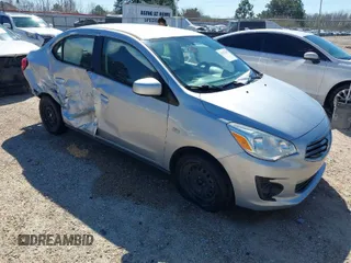2019 Mitsubishi Mirage G4 ES with VIN ML32F3FJ6KHF06452, listed as a IAAI auction lot 41723237 with 87,151 mi miles. Bid and sale history available at carsss.com. Image 1.