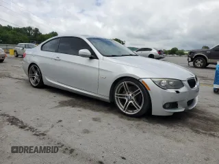 2013 BMW 3 Series 328i with VIN WBAKE3C51DE771365, listed as a Copart auction lot 55857155 with 75,187 mi miles and Salvage Title. Bid and sale history available at carsss.com. Image 4.
