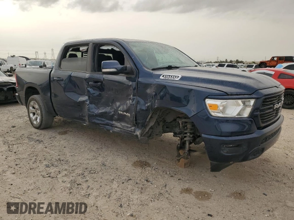 2020 Ram 1500 Big Horn with VIN 1C6SRFFT2LN233654, listed as a Copart auction lot 49727415 with 113,502 mi miles and Salvage Title. Bid and sale history available at carsss.com. Image 4.