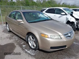 2005 Acura TL with VIN 19UUA66285A067331, listed as a IAAI auction lot 41935617 with 204,935 mi miles. Bid and sale history available at carsss.com. Image 1.