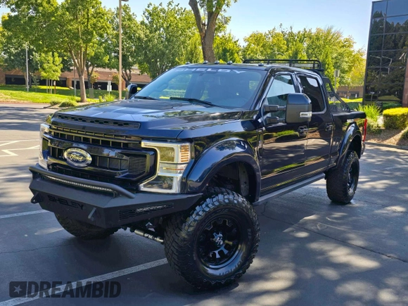 2021 Ford Super Duty F-250 SRW XL with VIN 1FT8W2BT1MED24569, listed as a Copart auction lot 50447075 with 21,016 mi miles and Salvage Title. Bid and sale history available at carsss.com. Image 2.
