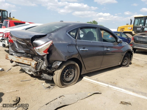 2017 Nissan Sentra SV with VIN 3N1AB7AP9HL692876, listed as a Copart auction lot 63702074 with 0 mi miles and Salvage Title. Bid and sale history available at carsss.com. Image 3.