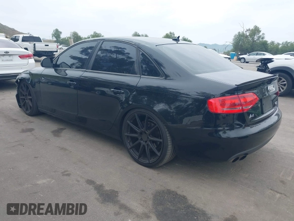 2009 Audi A4 2.0T Prem with VIN WAULF78K89N011027, listed as a IAAI auction lot 41892267 with 178,500 mi miles. Bid and sale history available at carsss.com. Image 3.