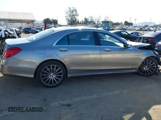 2015 Mercedes-Benz S-Class S 550 with VIN WDDUG8CB5FA072877, listed as a IAAI auction lot 41848660 with 91,532 mi miles. Bid and sale history available at carsss.com. Image 13.