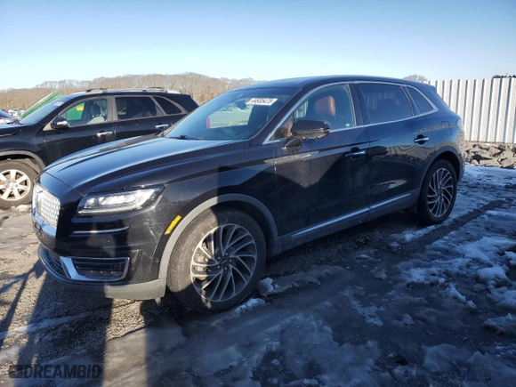 2019 Lincoln Nautilus Reserve with VIN 2LMPJ8L96KBL36046, listed as a Copart auction lot 44935475 with 44,772 mi miles and Salvage Title. Bid and sale history available at carsss.com. Image 1.