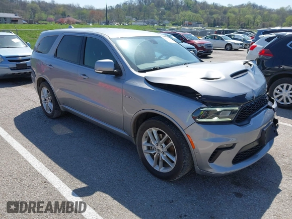 2021 Dodge Durango R/T with VIN 1C4SDJCT7MC559011, listed as a IAAI auction lot 41961537 with 91,091 mi miles and . Bid and sale history available at DreamBid. Image 1.
