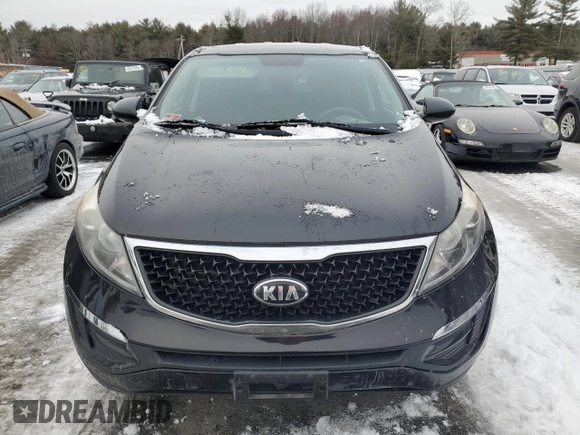 2016 Kia Sportage LX with VIN KNDPBCAC6G7802251, listed as a Copart auction lot 44006135 with 99,860 mi miles and Salvage Title. Bid and sale history available at carsss.com. Image 5.