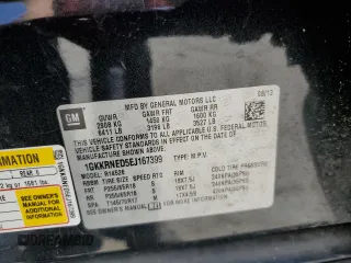 2014 GMC Acadia SLE with VIN 1GKKRNED5EJ167399, listed as a Copart auction lot 54206115 with Not provided miles and Salvage title. Bid and sale history available at DreamBid. Image 13.