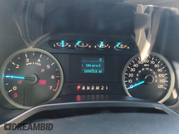 2015 Ford F-150 XLT with VIN 1FTEW1EF2FFC55441, listed as a Copart auction lot 61578305 with 109,975 mi miles and Salvage title. Bid and sale history available at DreamBid. Image 9.