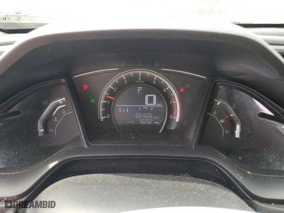 2018 Honda Civic Sedan LX with VIN 2HGFC2F55JH591845, listed as a Copart auction lot 49072685 with 91,028 mi miles and Salvage Title. Bid and sale history available at carsss.com. Image 9.
