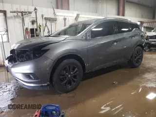 2017 Nissan Murano SL with VIN 5N1AZ2MH8HN151846, listed as a Copart auction lot 51273785 with 93,768 mi miles and Salvage Title. Bid and sale history available at carsss.com. Image 1.