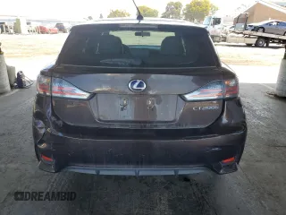 2011 Lexus CT 200h with VIN JTHKD5BH8B2016353, listed as a Copart auction lot 56593395 with 182,156 mi miles and Salvage title. Bid and sale history available at DreamBid. Image 6.