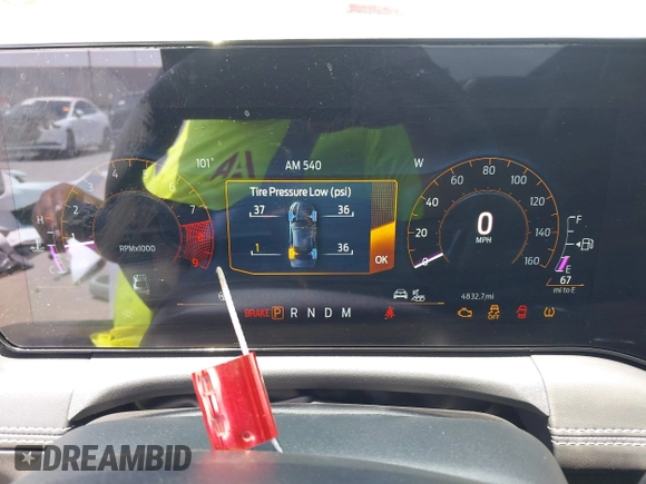 2024 Ford Mustang GT with VIN 1FA6P8CF3R5403237, listed as a IAAI auction lot 42315495 with 4,832 mi miles and . Bid and sale history available at DreamBid. Image 7.