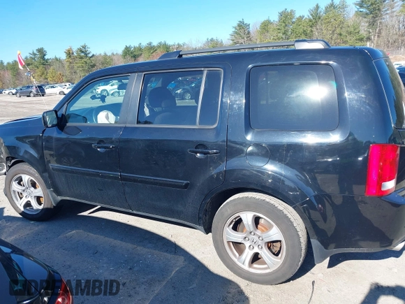 2013 Honda Pilot EX-L with VIN 5FNYF4H5XDB042112, listed as a IAAI auction lot 41989208 with 66,925 mi miles and . Bid and sale history available at DreamBid. Image 14.