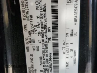 2014 Ford Escape SE with VIN 1FMCU9G9XEUA46442, listed as a Copart auction lot 52608975 with 280,355 mi miles and Salvage Title. Bid and sale history available at carsss.com. Image 13.