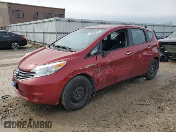 2015 Nissan Note SV with VIN 3N1CE2CP4FL441079, listed as a Copart auction lot 48210685 with 103,520 mi miles and Salvage Title. Bid and sale history available at DreamBid. Image 1.