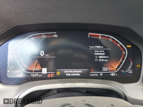 2022 BMW 4 Series 430i z VIN WBA53AP08NCJ06319, wystawiony jako Copart lot #50144015 z przebiegiem 17 935 mil mil oraz Szkoda całkowita • Salvage title. Historia ofert i sprzedaży dostępna na DreamBid. Obrazek 9.