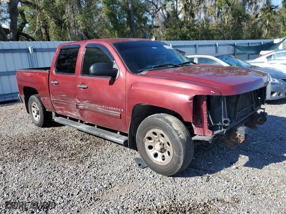 2009 Chevrolet Silverado 1500 LS with VIN 3GCEC13C59G190864, listed as a Copart auction lot 46182215 with 227,626 mi miles and Salvage Title. Bid and sale history available at carsss.com. Image 4.