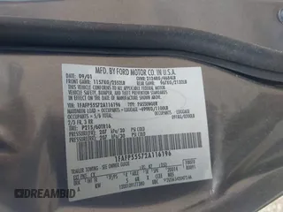 2002 Ford Taurus SES Standard with VIN 1FAFP55S72A116196, listed as a IAAI auction lot 42414312 with 173,024 mi miles and . Bid and sale history available at DreamBid. Image 9.