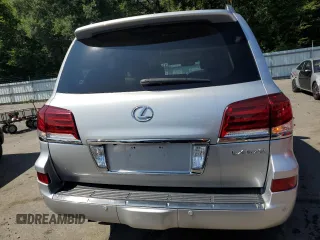 2015 Lexus LX 570 with VIN JTJHY7AXXF4167030, listed as a Copart auction lot 68377784 with 41,136 mi miles and Salvage Title. Bid and sale history available at DreamBid. Image 6.