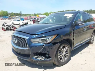 2020 Infiniti QX60 Luxe with VIN 5N1DL0MM6LC528615, listed as a IAAI auction lot 42016614 with 81,449 mi miles and . Bid and sale history available at DreamBid. Image 6.