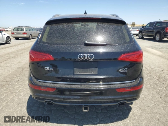 2015 Audi Q5 Premium Plus with VIN WA1DGAFP9FA081424, listed as a Copart auction lot 57464175 with 44,267 mi miles and Salvage title. Bid and sale history available at DreamBid. Image 6.