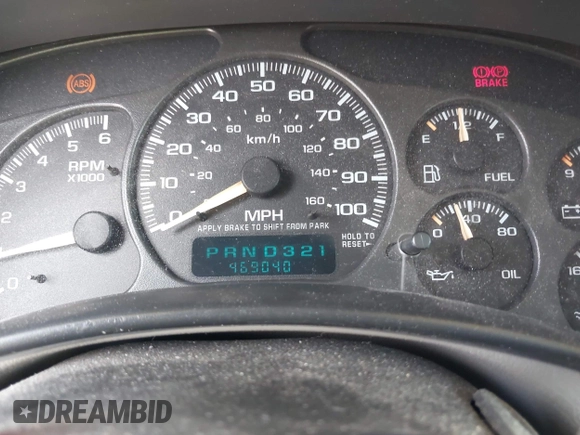2002 Chevrolet Suburban LS with VIN 3GNEC16Z92G208330, listed as a IAAI auction lot 41907799 with 469,040 mi miles and . Bid and sale history available at DreamBid. Image 7.
