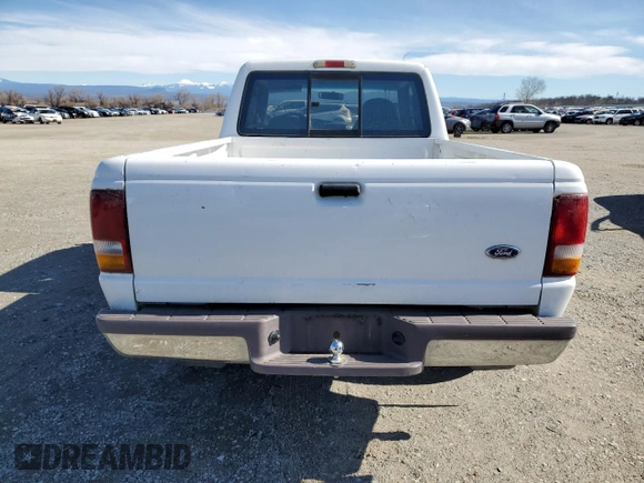 1997 Ford Ranger XLT with VIN 1FTCR14X9VPA46098, listed as a Copart auction lot 45974715 with 115,151 mi miles and Salvage title. Bid and sale history available at DreamBid. Image 6.