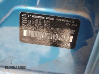 2019 Mitsubishi Mirage ES z VIN ML32F3FJ5KHF05583, wystawiony jako Copart lot #55788495 z przebiegiem 74 712 mil mil oraz Szkoda całkowita • Salvage title. Historia ofert i sprzedaży dostępna na DreamBid. Obrazek 13.