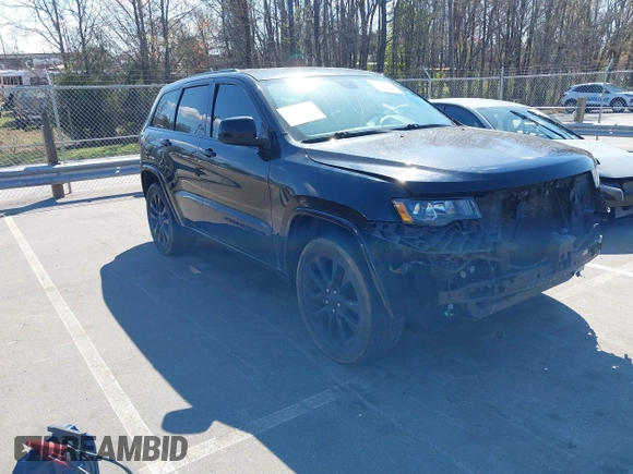 2017 Jeep Grand Cherokee Altitude with VIN 1C4RJEAG2HC880691, listed as a IAAI auction lot 41892221 with 116,008 mi miles and . Bid and sale history available at DreamBid. Image 1.