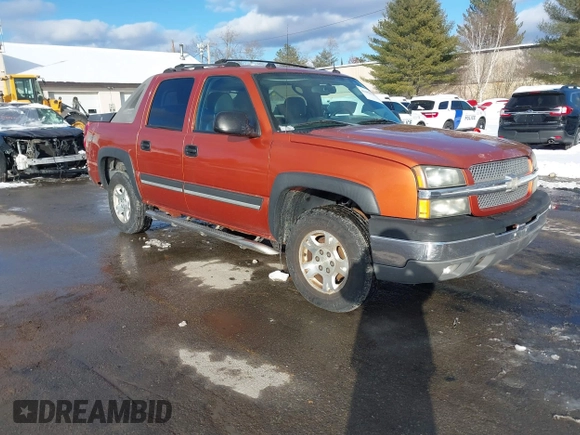 2004 Chevrolet Avalanche Z71 with VIN 3GNEK12T14G252474, listed as a IAAI auction lot 41492173 with 216,898 mi miles. Bid and sale history available at carsss.com. Image 1.