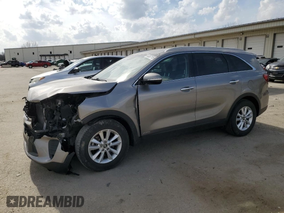 2019 Kia Sorento LX with VIN 5XYPGDA33KG525268, listed as a Copart auction lot 49307155 with 110,945 mi miles and Salvage Title. Bid and sale history available at carsss.com. Image 1.