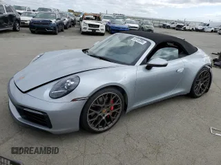 2020 Porsche 911 Carrera S with VIN WP0CB2A96LS263554, listed as a Copart auction lot 52013384 with 8,702 mi miles. Bid and sale history available at carsss.com. Image 1.