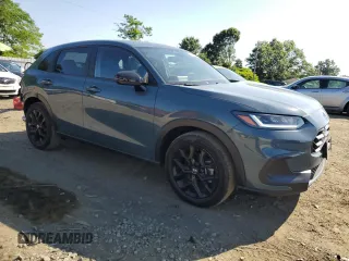 2024 Honda HR-V Sport with VIN 3CZRZ2H50RM749426, listed as a Copart auction lot 61462695 with 17,334 mi miles and Salvage title. Bid and sale history available at DreamBid. Image 4.