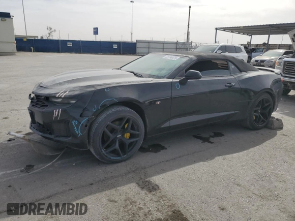 2019 Chevrolet Camaro 1LT with VIN 1G1FB3DXXK0135995, listed as a Copart auction lot 51190475 with 0 mi miles and Clean Title. Bid and sale history available at carsss.com. Image 1.