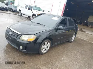 2009 Kia Spectra EX with VIN KNAFE221X95026115, listed as a IAAI auction lot 41967784 with 177,695 mi miles. Bid and sale history available at carsss.com. Image 17.