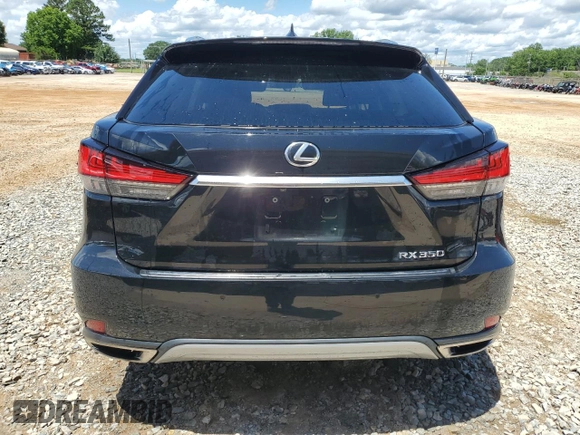2021 Lexus RX 350 with VIN 2T2JZMAA7MC198902, listed as a Copart auction lot 59238005 with 44,127 mi miles and Salvage title. Bid and sale history available at DreamBid. Image 6.