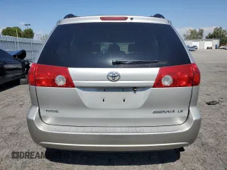 2007 Toyota Sienna CE with VIN 5TDZK23C57S010839, listed as a Copart auction lot 55300715 with 161,568 mi miles and Clean Title. Bid and sale history available at carsss.com. Image 6.