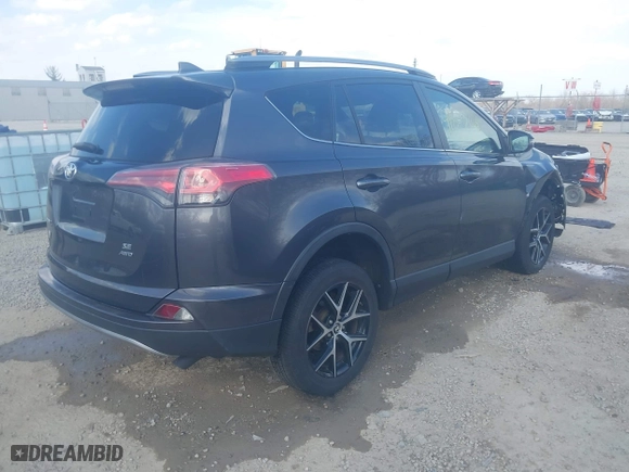 2017 Toyota RAV4 SE with VIN JTMJFREV5HJ704650, listed as a IAAI auction lot 41808708 with 53,637 mi miles. Bid and sale history available at carsss.com. Image 4.