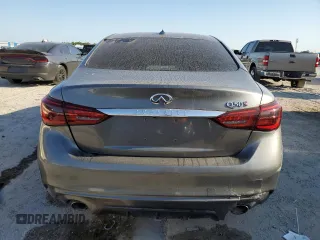 2019 Infiniti Q50 3.0t LUXE with VIN JN1EV7ARXKM555808, listed as a Copart auction lot 53488325 with 43,836 mi miles and Salvage Title. Bid and sale history available at carsss.com. Image 6.