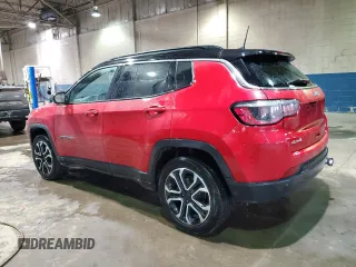 2024 Jeep Compass Limited with VIN 3C4NJDCNXRT594128, listed as a Copart auction lot 88882875 with 19,277 mi miles and Salvage title. Bid and sale history available at DreamBid. Image 2.