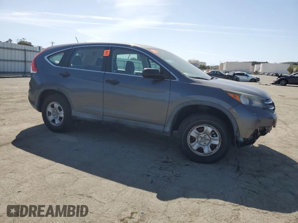 2012 Honda CR-V LX with VIN 2HKRM4H31CH603757, listed as a Copart auction lot 52631095 with 75,734 mi miles and Salvage title. Bid and sale history available at DreamBid. Image 4.